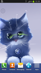 اسکرینشات 4 از محیط برنامه Radioactive Cat v1.0.3 برای اندروید