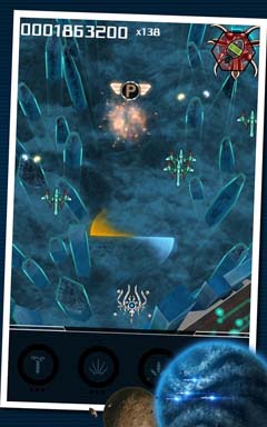 اسکرینشات 1 از محیط برنامه Squadron – Bullet Hell Shooter v1.0.2 برای اندروید
