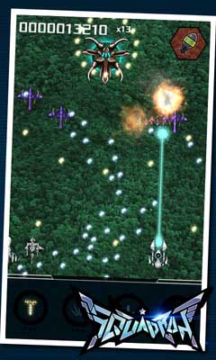 اسکرینشات 2 از محیط برنامه Squadron – Bullet Hell Shooter v1.0.2 برای اندروید