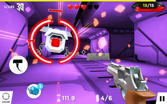 اسکرینشات 3 از محیط برنامه Gun shot Champion 2 v2.2.1 برای اندروید