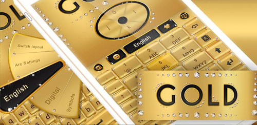 Gold GO Keyboard Theme 1.65.1.1 z3