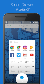 اسکرینشات 1 از محیط برنامه App Swap Drawer – T9 Search Premium v1.1.2.515 برای اندروید