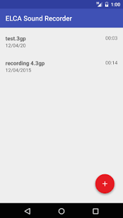 تصویر محیط ELCA Voice Recorder 2 تصویر محیط ELCA Voice Recorder 2
