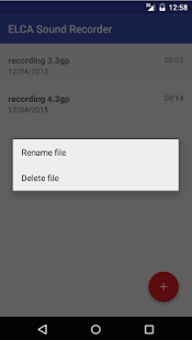 تصویر محیط ELCA Voice Recorder 2 تصویر محیط ELCA Voice Recorder 2