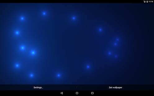 اسکرینشات 2 از محیط برنامه Fireball Live Wallpaper Pro v2.0.0 برای اندروید