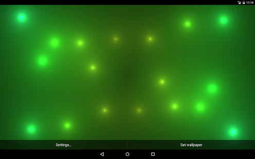 اسکرینشات 3 از محیط برنامه Fireball Live Wallpaper Pro v2.0.0 برای اندروید