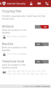 اسکرینشات 3 از محیط برنامه G DATA INTERNET SECURITY v25.8.48b39158 برای اندروید