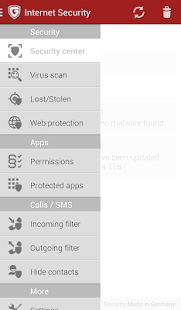 اسکرینشات 4 از محیط برنامه G DATA INTERNET SECURITY v25.8.48b39158 برای اندروید
