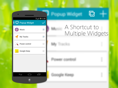 اسکرینشات 3 از محیط برنامه Popup Widget 2 v2.2.7 برای اندروید