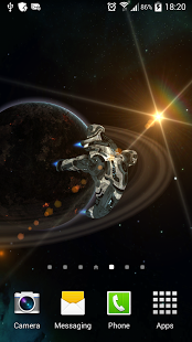 اسکرینشات 1 از محیط برنامه Space Explorer – PRO LWP v1.1.5 برای اندروید