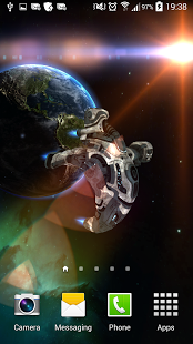اسکرینشات 3 از محیط برنامه Space Explorer – PRO LWP v1.1.5 برای اندروید