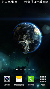 اسکرینشات 4 از محیط برنامه Space Explorer – PRO LWP v1.1.5 برای اندروید