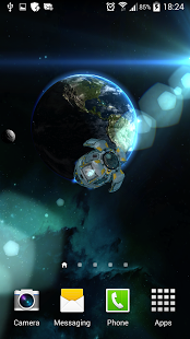اسکرینشات 5 از محیط برنامه Space Explorer – PRO LWP v1.1.5 برای اندروید