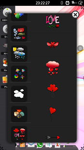 اسکرینشات 1 از محیط برنامه TSF Valentine Pendants v1.0 برای اندروید