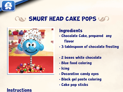 اسکرینشات 3 از محیط برنامه The Smurfs Bakery v1.2 برای اندروید