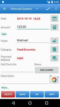 تصویر محیط Expense Manager Pro v3.6.4 تصویر محیط Expense Manager Pro v3.6.4
