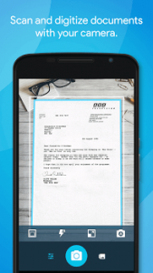 اسکرینشات 1 از محیط برنامه Quick PDF Scanner برای اندروید