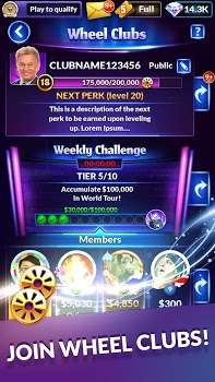 اسکرینشات 4 از محیط برنامه Wheel of Fortune Free Play v3.24.1 برای اندروید