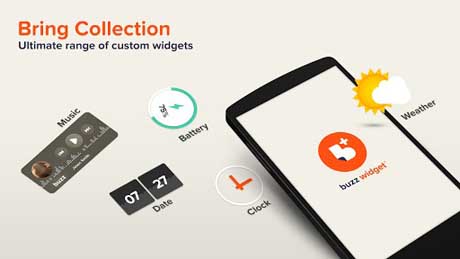 اسکرینشات 2 از محیط برنامه Buzz Widget v2.1.5.5 برای اندروید