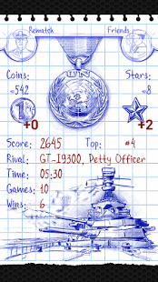 اسکرینشات 2 از محیط برنامه Naval Clash Battleship 2.4.6 برای اندروید