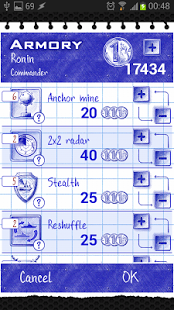 اسکرینشات 4 از محیط برنامه Naval Clash Battleship 2.4.6 برای اندروید