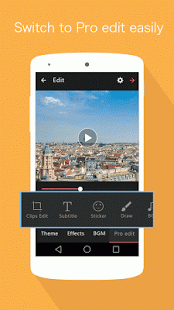 اسکرینشات 1 از محیط برنامه VideoShow: Video Editor & Maker v4.1.0 برای اندروید