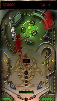 اسکرینشات 5 از محیط برنامه Zombie Smash Pinball v0.6.6.6 برای اندروید