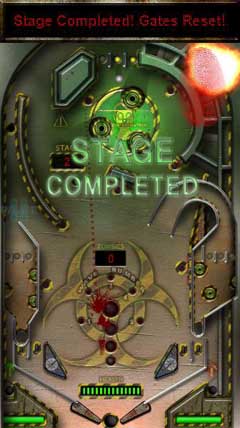 اسکرینشات 3 از محیط برنامه Zombie Smash Pinball v0.6.6.6 برای اندروید