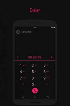 اسکرینشات 2 از محیط برنامه Dazz Cm12 Theme v2.3 برای اندروید