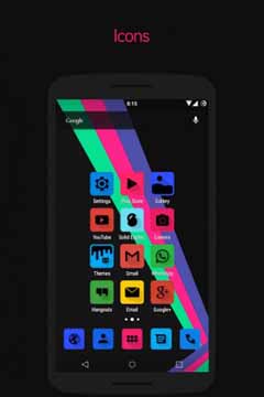 اسکرینشات 4 از محیط برنامه Dazz Cm12 Theme v2.3 برای اندروید