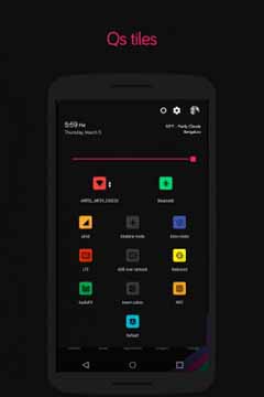 اسکرینشات 3 از محیط برنامه Dazz Cm12 Theme v2.3 برای اندروید
