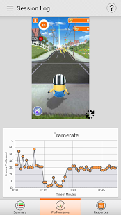 اسکرینشات 4 از محیط برنامه GameBench 3.0p برای اندروید