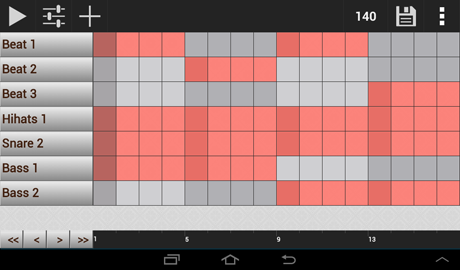 اسکرینشات 4 از محیط برنامه GrooveMixer Pro – Beat Studio v1.6.5 برای اندروید