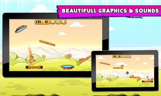 اسکرینشات 1 از محیط برنامه Smiley Adventure Time v1.0.0 برای اندروید