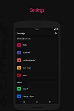اسکرینشات 1 از محیط برنامه Dazz Cm12 Theme v2.3 برای اندروید
