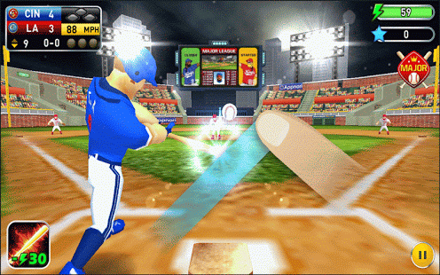 اسکرینشات 2 از محیط برنامه Baseball Kings 2015 ! v1.5 برای اندروید