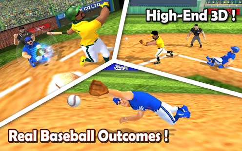 اسکرینشات 3 از محیط برنامه Baseball Kings 2015 ! v1.5 برای اندروید