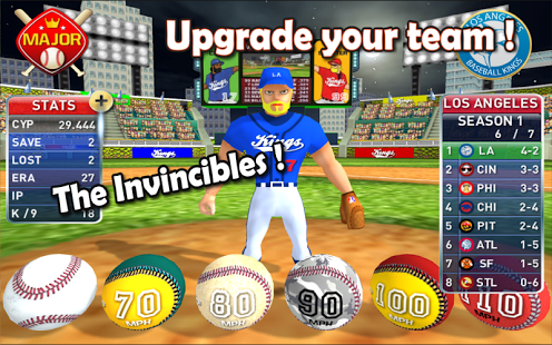 اسکرینشات 5 از محیط برنامه Baseball Kings 2015 ! v1.5 برای اندروید
