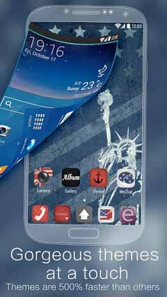اسکرینشات 1 از Cheetah Launcher v1.3.5