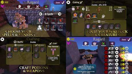 اسکرینشات 2 از محیط برنامه The Last Warlock v1.36 + data برای اندروید