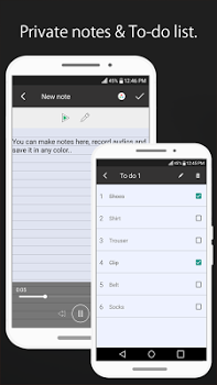 اسکرینشات 2 از محیط برنامه All-in-One Vault Pro v1.1.1 برای اندروید