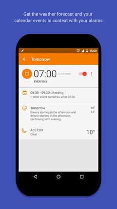 اسکرینشات 1 از محیط برنامه AlarmPad – Alarm clock PRO v1.9.6 برای اندروید