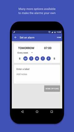 اسکرینشات 4 از محیط برنامه AlarmPad – Alarm clock PRO v1.9.6 برای اندروید