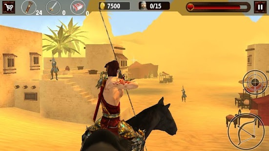 اسکرینشات 3 از محیط برنامه Clash of Egyptian Archers v1.6 برای اندروید