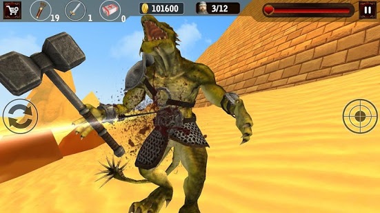 اسکرینشات 4 از محیط برنامه Clash of Egyptian Archers v1.6 برای اندروید