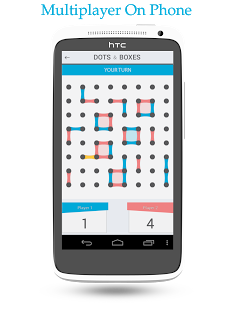اسکرینشات 1 از محیط برنامه Dots and Boxes 1.5 برای اندروید