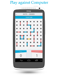 اسکرینشات 2 از محیط برنامه Dots and Boxes 1.5 برای اندروید