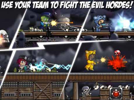 اسکرینشات 1 از محیط برنامه Storm the Train v1.7.4 برای اندروید
