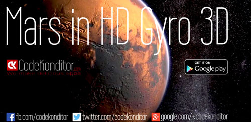 Mars in HD Gyro 3D XL v1.1 Mars