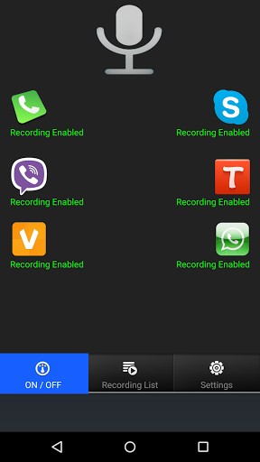 تصویر محیط Real Call Recorder v12.5 تصویر محیط Real Call Recorder v12.5